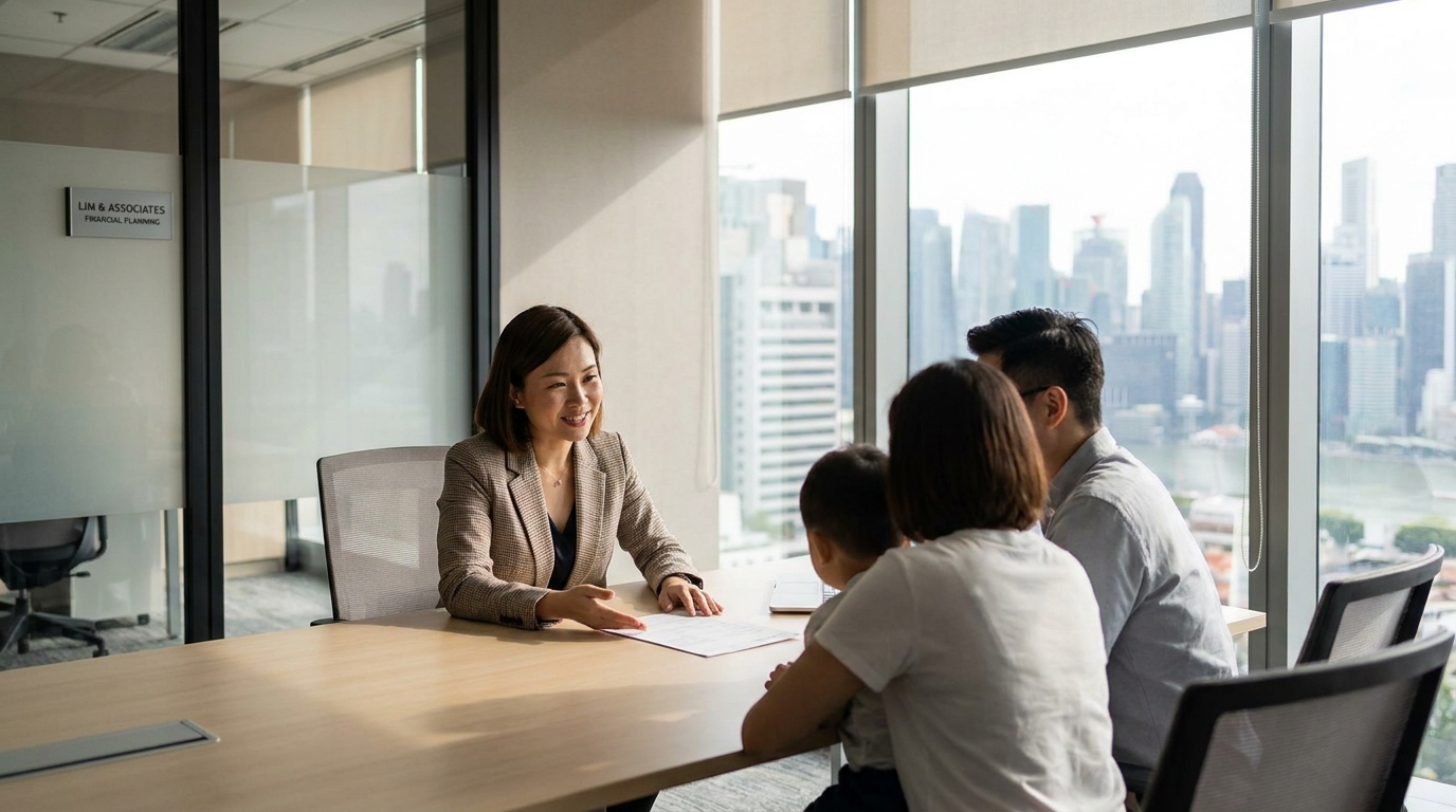 Insurance consultation at Eastern Insurance Agency Singapore